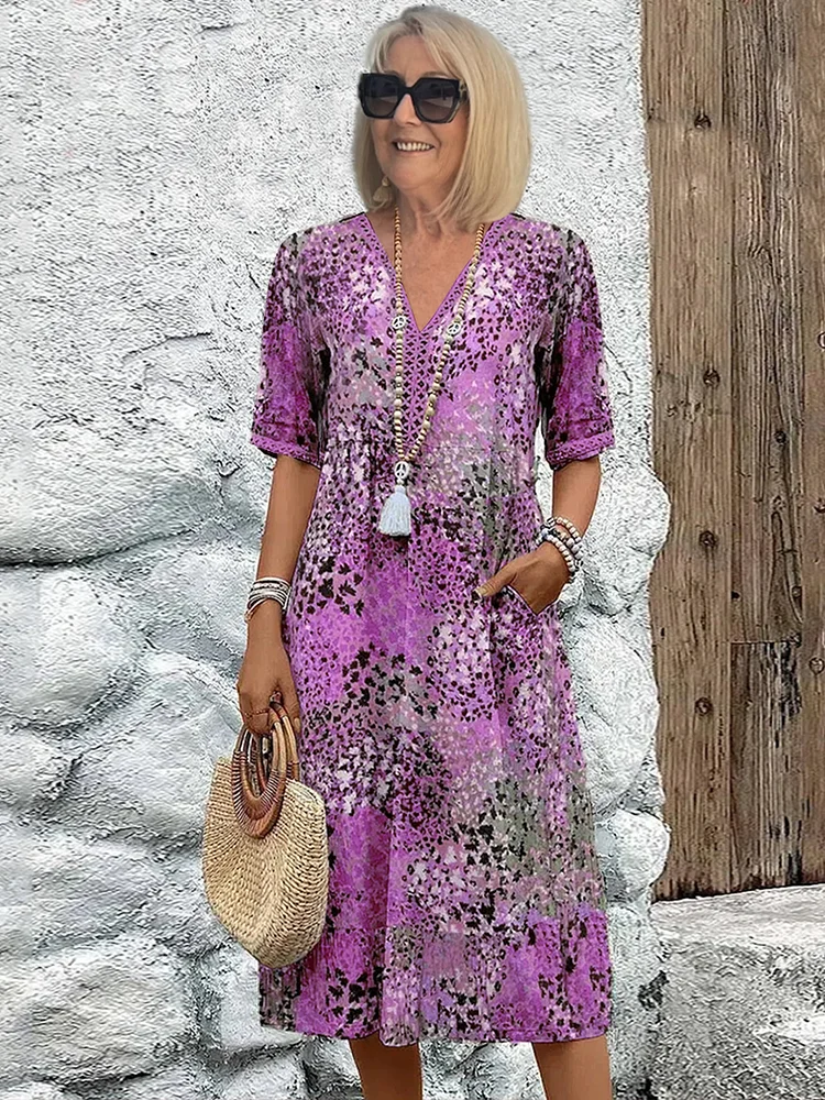 Veronica™ - Vibrant Midi Dress