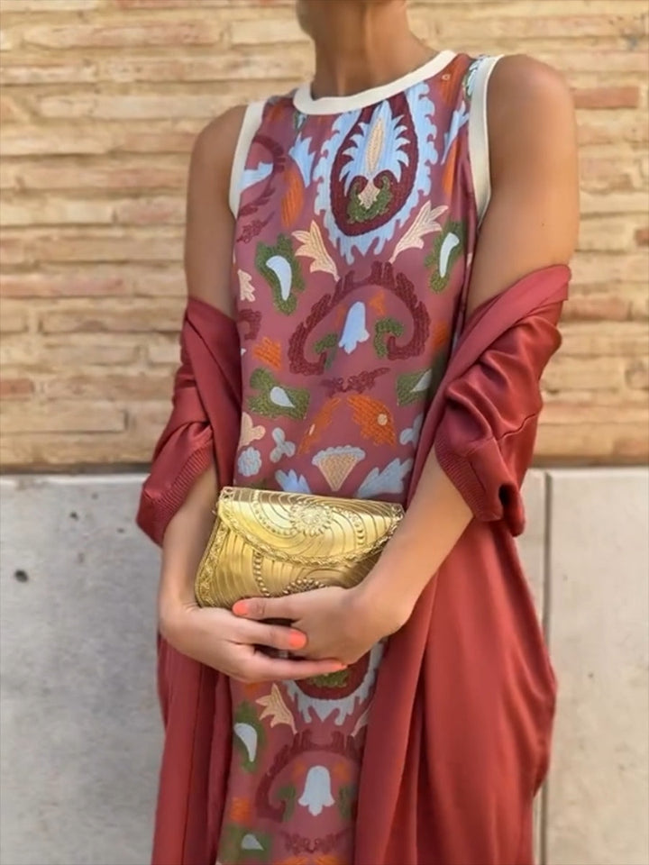 Celeste | Cape Dress