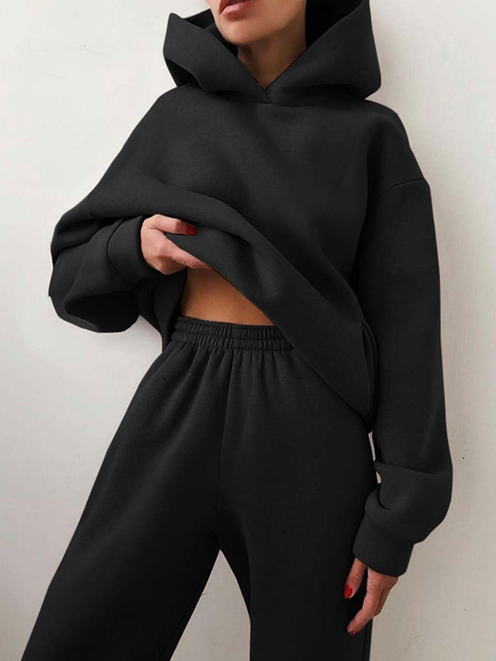 Sofia | Casual Hooded Two-Piece Suit