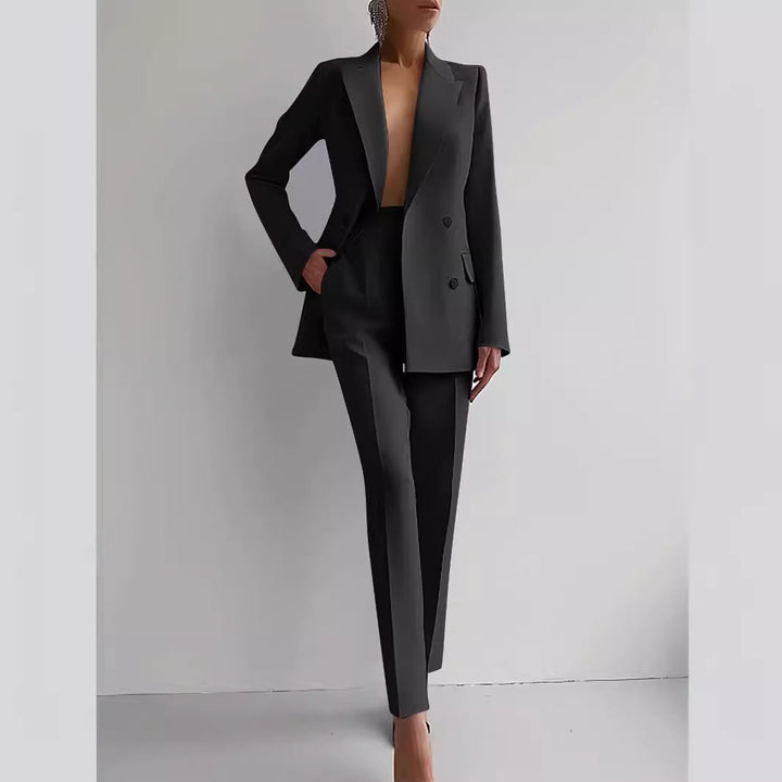 Sofia | Blazer & High Waist Pants Set