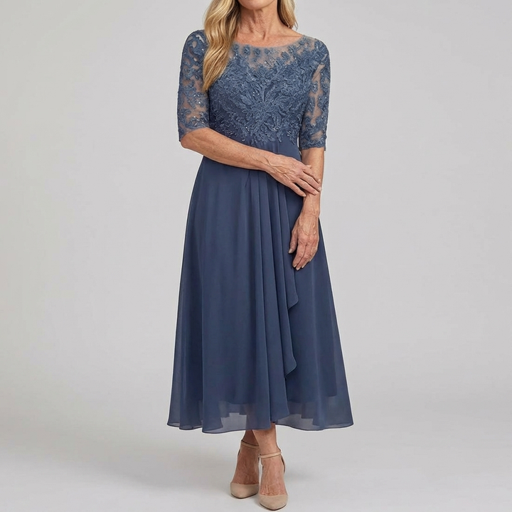 ZARIA™ | Lace Midi Dress Effortless Elegance