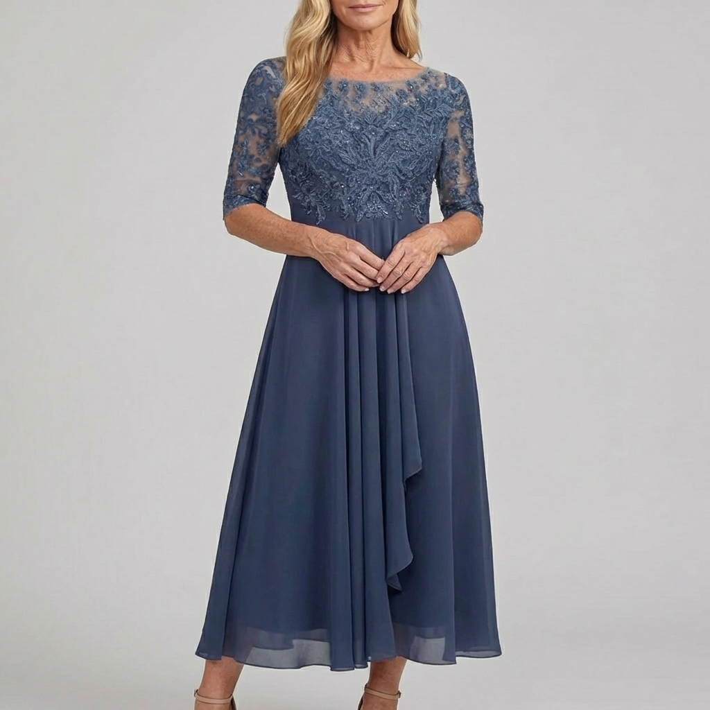 ZARIA™ | Lace Midi Dress Effortless Elegance