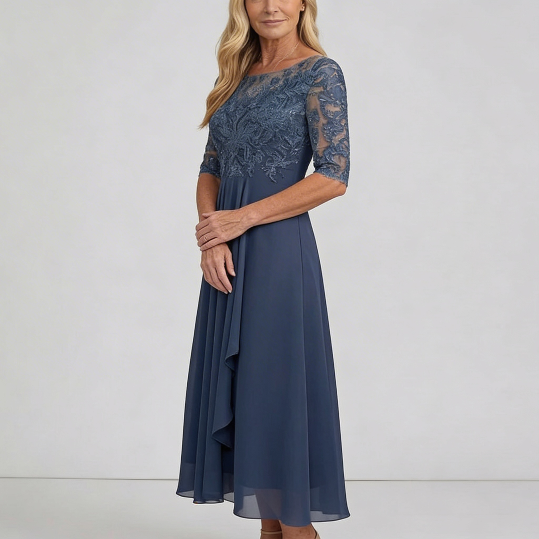 ZARIA™ | Lace Midi Dress Effortless Elegance