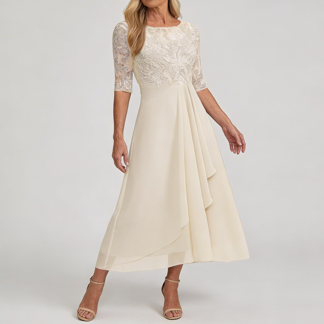 ZARIA™ | Lace Midi Dress Effortless Elegance