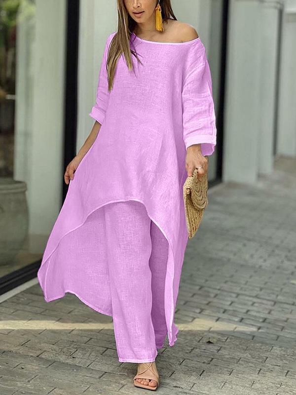Sienna | Solid Color Two-piece Set