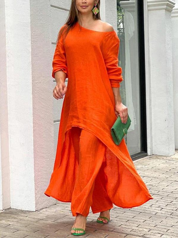 Sienna | Solid Color Two-piece Set