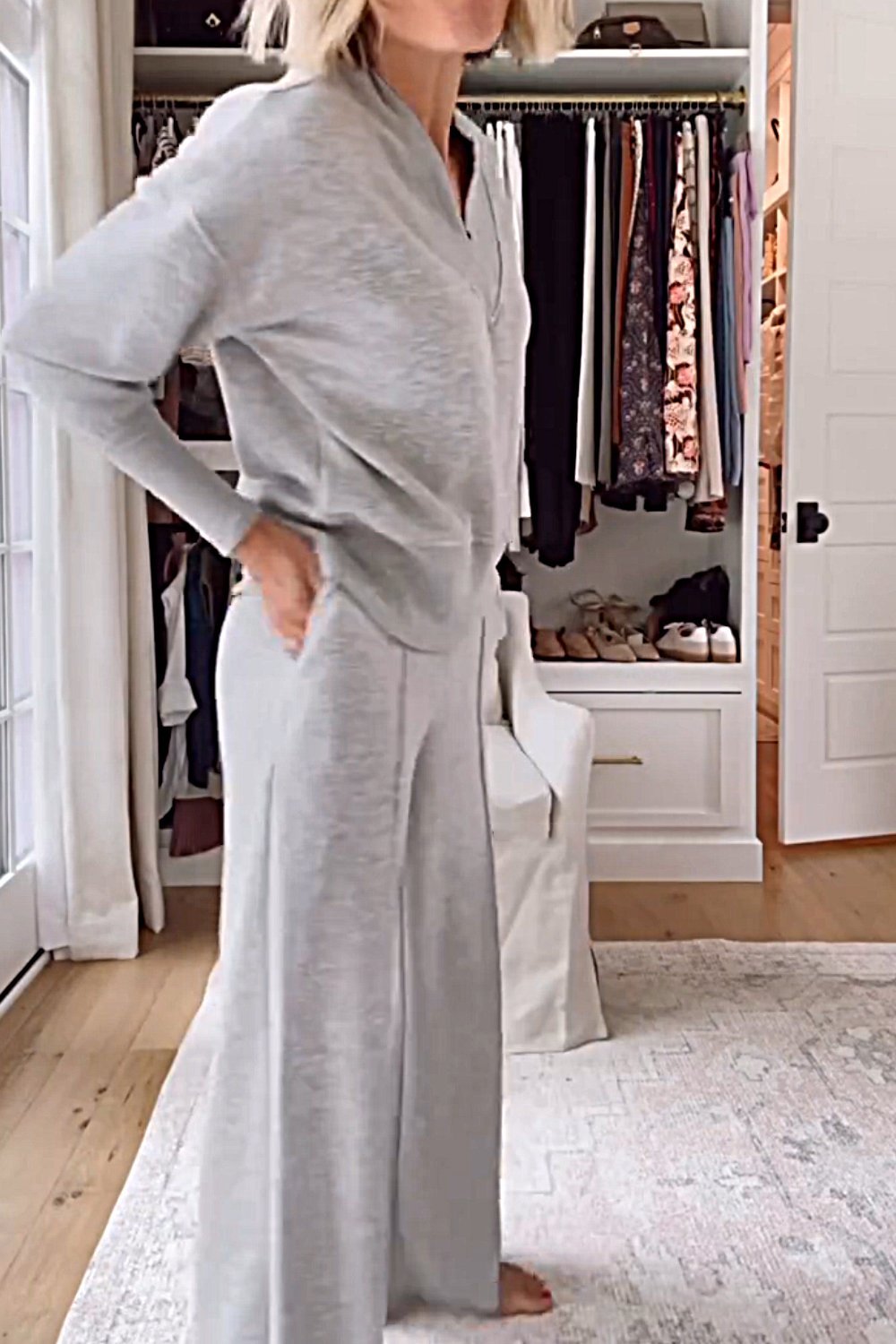 Samantha | V-neck Top & Pants Set