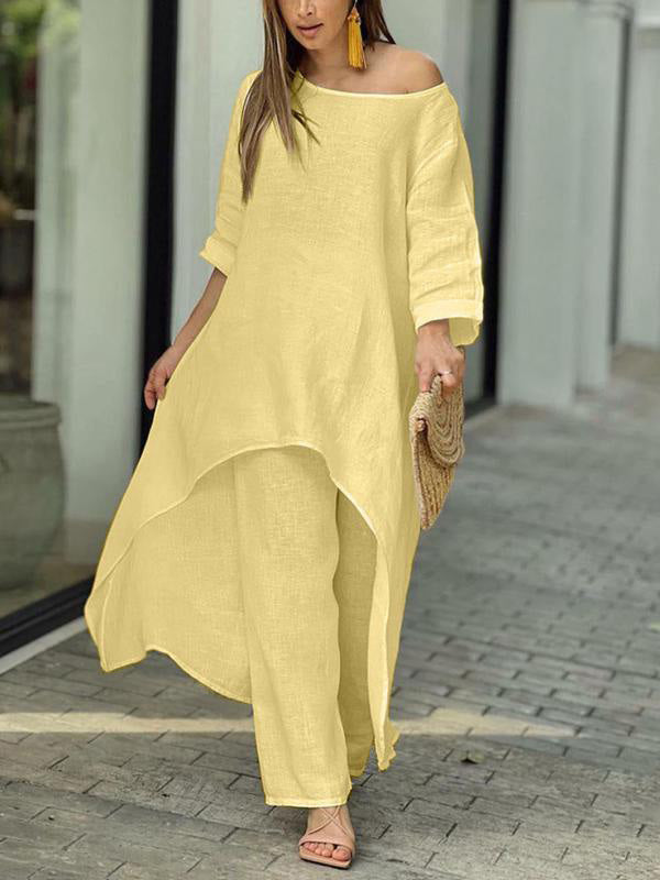 Sienna | Solid Color Two-piece Set