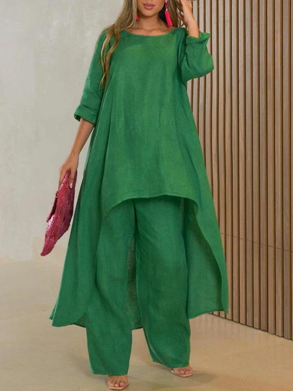 Sienna | Solid Color Two-piece Set