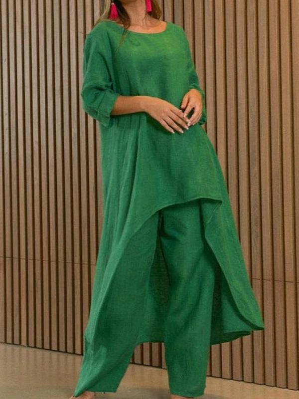 Sienna | Solid Color Two-piece Set